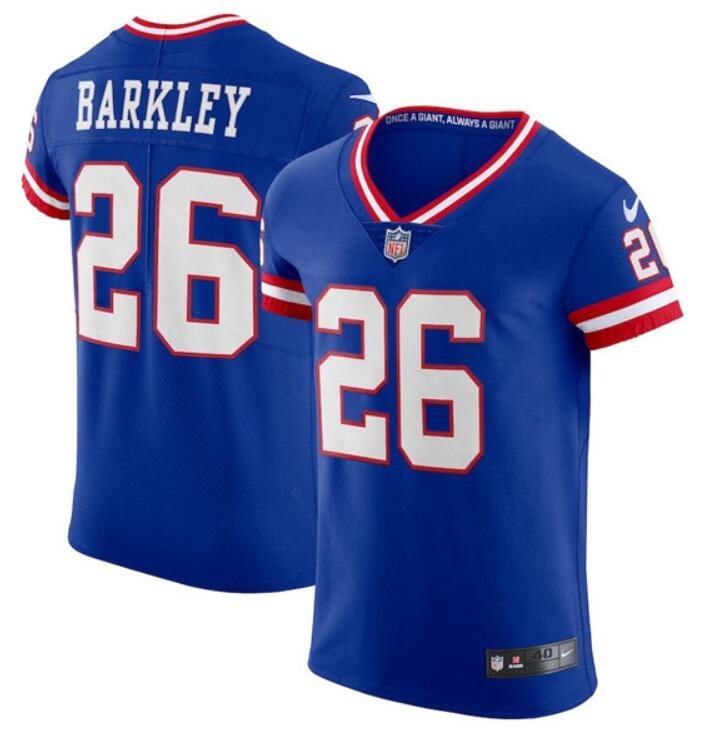 Men's New York Giants Customized Royal Elite Stitched Jersey Men's New York Giants Customized Royal Elite Stitched Jersey